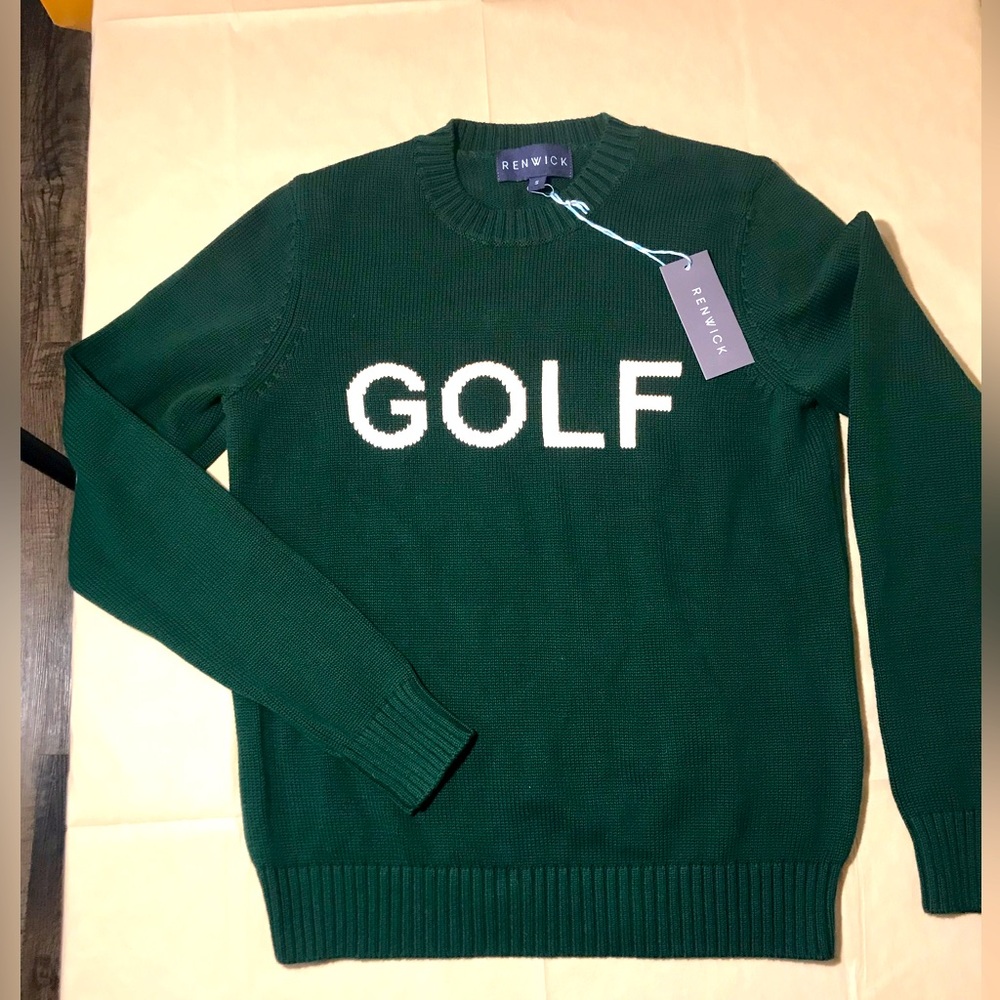 Renwick Golf sweater size L